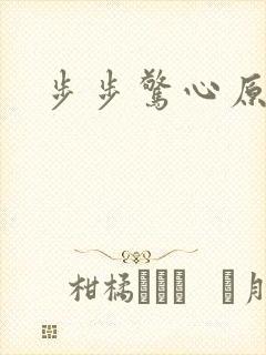 步步惊心原著