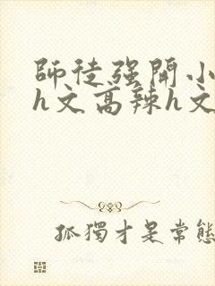 师徒强开小嫩苞h文高辣h文