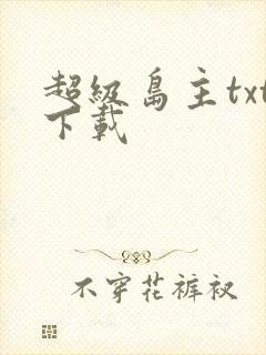 超级岛主txt下载