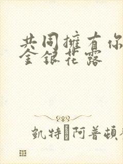 共同拥有你by金银花露
