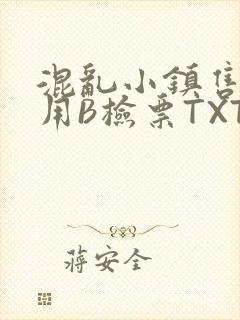 混乱小镇售票员用B检票TXT