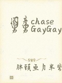 国产chase男男GayGay