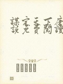 谋定天下唐诚小说免费阅读