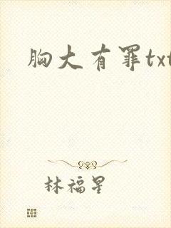 胸大有罪txt