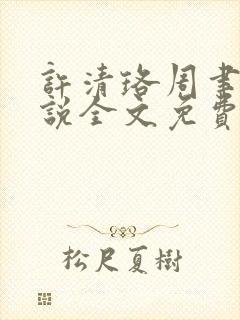 许清珞周聿衡小说全文免费阅读