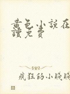 黄色小说在线阅读免费