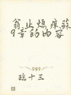 翁止熄痒苏钥第9章的内容