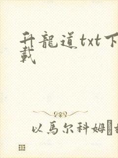 升龙道txt下载