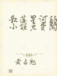 散落星河的记忆小说免费阅读全文