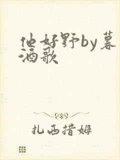 他好野by暮色酒歌