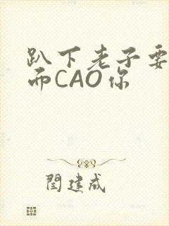 趴下老子要从后面CAO你