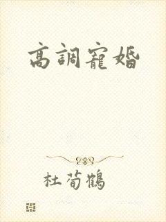 高调宠婚