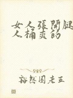 女人张开腿让男人桶爽的