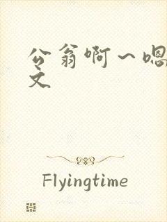 公翁啊～嗯啊h文