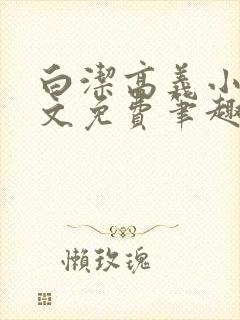 白洁高义小说全文免费笔趣阁阅读高