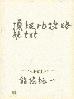 顶级rb攻略系统txt