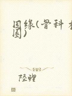 因缘(骨科 校园)