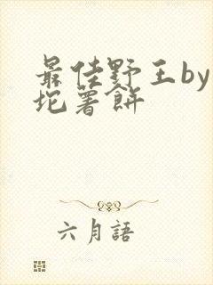 最佳野王by一坨薯饼