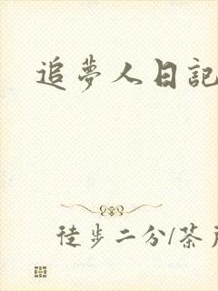 追梦人日记网