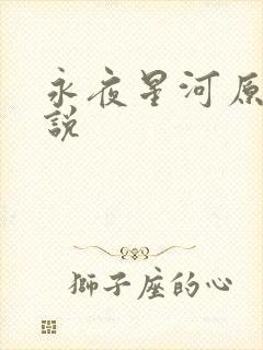 永夜星河原著小说
