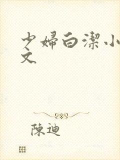 少妇白洁小说全文