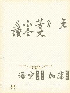 《小芳》免费阅读全文