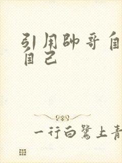 引用帅哥自己玩自己
