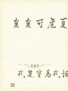 岌岌可危夏小正