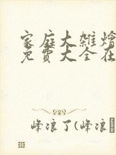 家庭大杂烩小说免费大全在线阅读