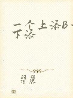 一个上添B一个下添