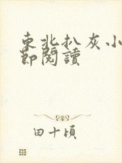 东北扒灰小说分节阅读