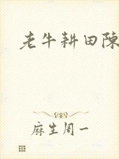 老牛耕田陈雪
