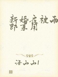 新婚夜被两个伴郎享用