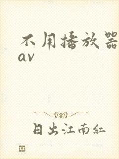 不用播放器的gav