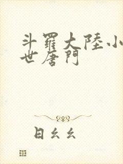 斗罗大陆小说绝世唐门