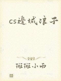 cs边城浪子