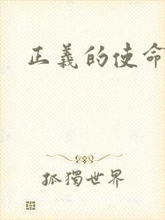 正义的使命小说