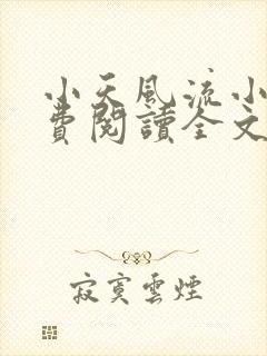 小天风流小说免费阅读全文最新章节