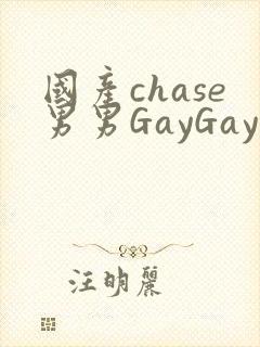 国产chase男男GayGay