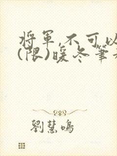 将军,不可以!(限)暖冬笔趣阁免费阅读
