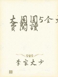 大团圆5全文免费阅读