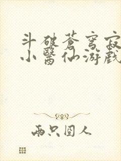 斗破苍穹寂寞的小医仙游戏世界