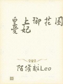 皇上御花园中要爱妃