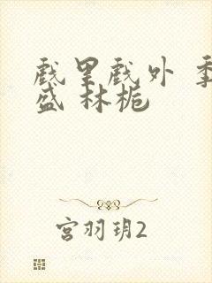 戏里戏外 季淮盛 林栀