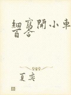 细写开小车车的百合