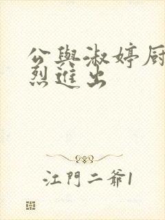 公与淑婷厨房猛烈进出