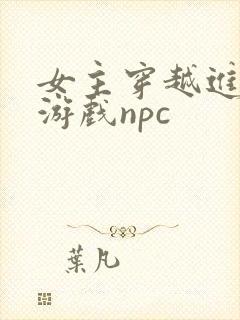 女主穿越进18游戏npc