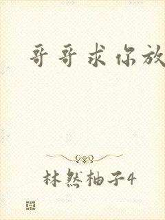 哥哥求你放了我