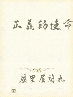 正义的使命小说