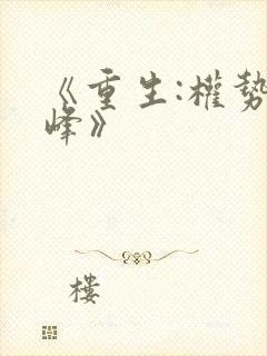 《重生:权势巅峰》